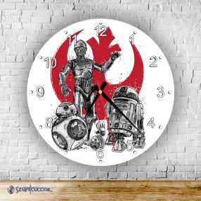 Star Wars droidok  kör alakú falióra