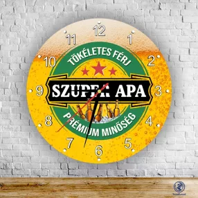 Tökéletes Férj szuper Apa  kör alakú falióra