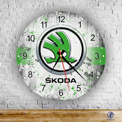 Skoda splash üveg falióra