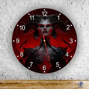 Diablo IV. Lilith portré  kör alakú falióra