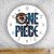 One Piece Logo  kör alakú falióra