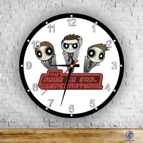 Supernatural - Pindúr Odaát  kör alakú falióra