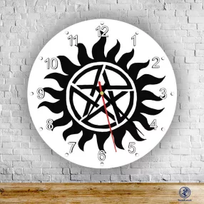 Supernatural - Pentagram Tattoo  kör alakú falióra