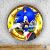 Sonic  kör alakú falióra