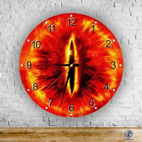 A Gyűrűk ura - Sauron szeme -  kör alakú falióra