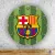 FC Barcelona  kör alakú falióra