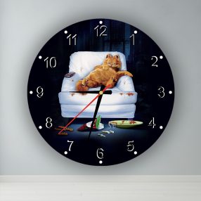 Garfield -  kör alakú falióra