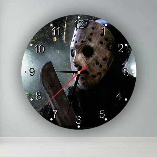 Péntek 13 - Jason -  kör alakú falióra
