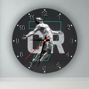 Cristiano Ronaldo CR7 -  kör alakú falióra
