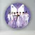 BTS in white -  kör alakú falióra