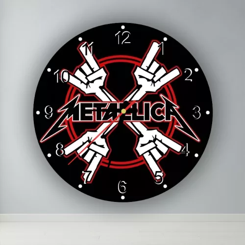 Metallica -  kör alakú falióra