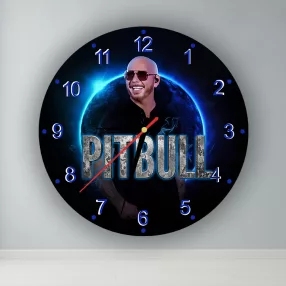 Pitbull -  kör alakú falióra
