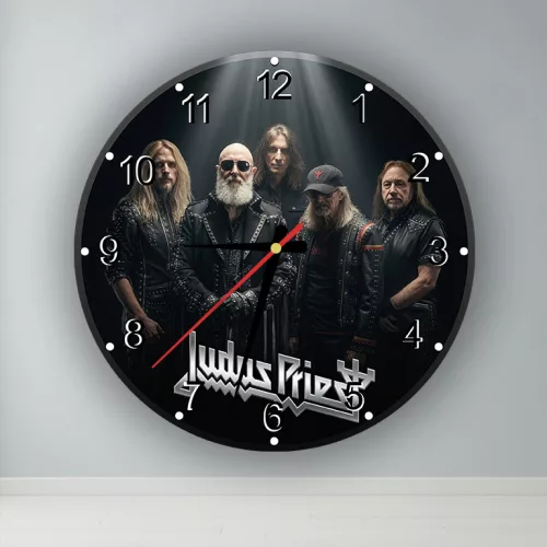 Judas Priest band -  kör alakú falióra