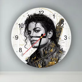 Michael Jackson -  kör alakú falióra