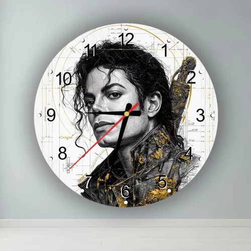 Michael Jackson -  kör alakú falióra