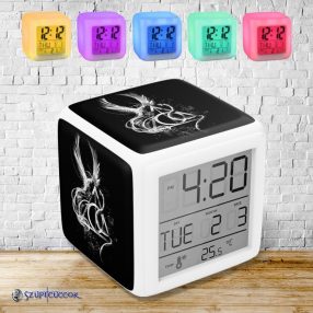   Harry Potter - A Halál ereklyéi színváltós világító ébresztő óra