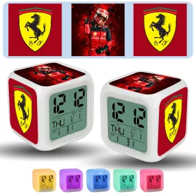 Ferrari világító ébresztő óra