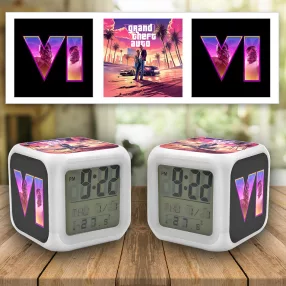 GTA VI logo ébresztő óra