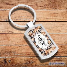 A legjobb gazdi - kutyás fém kulcstartó