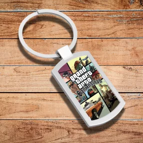 GTA San Andreas fém kulcstartó