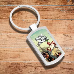 GTA V fém kulcstartó