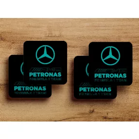 Mercedes-AMG PETRONAS F1 Team poháralátét szett (4db)