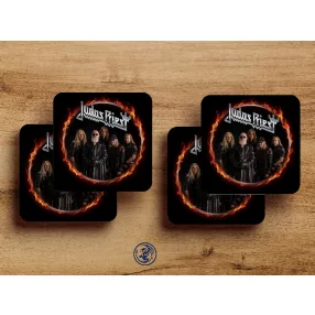 Judas Priest poháralátét szett (4db)