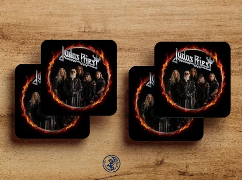 Judas Priest poháralátét szett (4db)