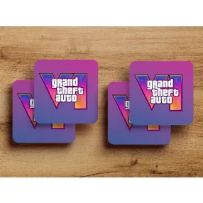 GTA VI poháralátét szett (4db)