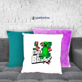 Minecraft - Like a boss plüss párnahuzat (több színben)