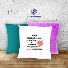   Apa Köszönöm, hogy kitörölted a fenekem párnahuzat (több színben)