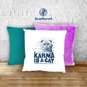   Taylor Swift - Karma is a Cat  plüss párnahuzat (több színben)