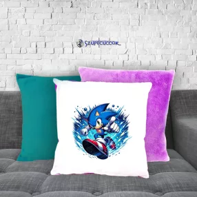 Sonic plüss párnahuzat (több színben)