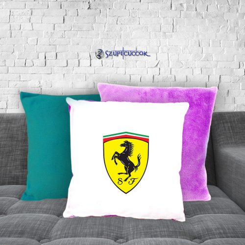 Ferrari plüss párnahuzat (több színben)