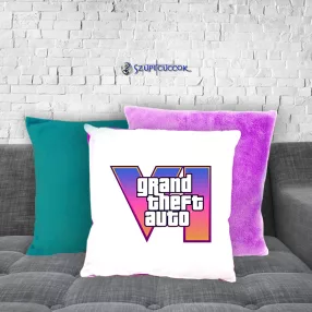 GTA VI plüss párnahuzat (több színben)