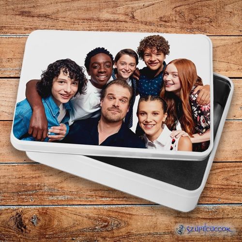 Stranger Things - Cast fém szendvicsdoboz (tároló doboz)