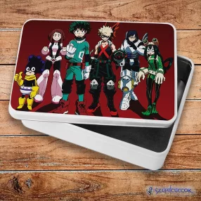  My Hero Academia - Karakterek fém szendvicsdoboz (tároló doboz)