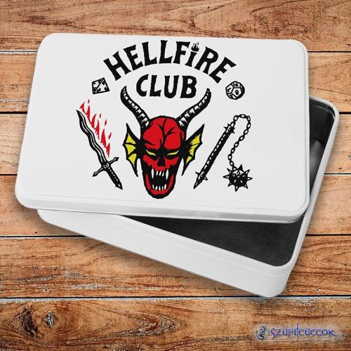 Stranger Things - Hellfire Club fém szendvicsdoboz (tároló doboz)