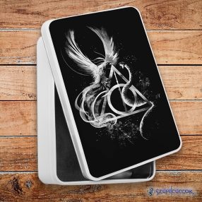   Harry Potter - A Halál ereklyéi fém szendvicsdoboz (tároló doboz)