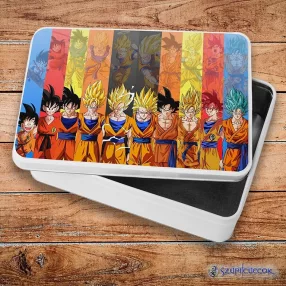   Dragon Ball - Goku All form fém szendvicsdoboz (tároló doboz)