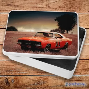   Hazárd megye Lordjai Dodge Charger fém szendvicsdoboz (tároló doboz)