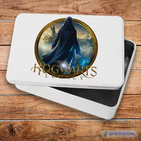   Hogwarts Legacy kerek logó fém szendvicsdoboz (tároló doboz)