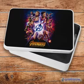   Marvel Bosszúállók Végtelen háború fém szendvicsdoboz (tároló doboz)