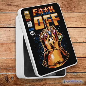  Marvel Bosszúállók Thanos F**k off! fém szendvicsdoboz (tároló doboz)