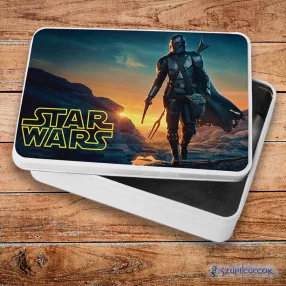 Star Wars Mandalorian fém szendvicsdoboz (tároló doboz)