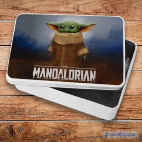   The Mandalorian Baby Yoda (Grogu) fém szendvicsdoboz (tároló doboz)