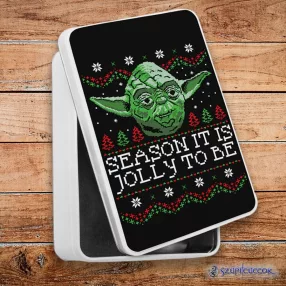  Star Wars Karácsonyi Yoda fém szendvicsdoboz (tároló doboz)
