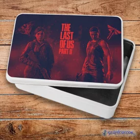   The Last of us Ellie és Abby fém szendvicsdoboz (tároló doboz)