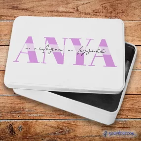 ANYA fém szendvicsdoboz (tároló doboz)