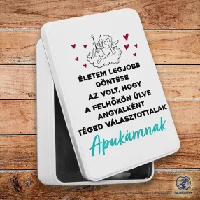   Téged választottalak Apukámnak szendvicsdoboz (tároló doboz)